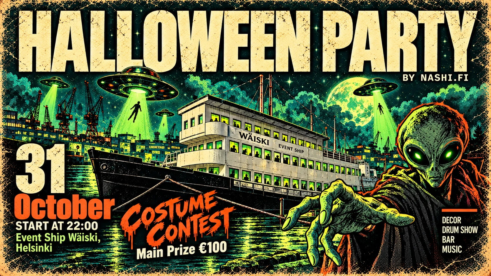 Афіша події «HALLOWEEN HELSINKI»
